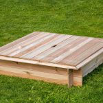 Zandbak 120x120 cm met deksel