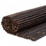 Bamboerolscherm Black