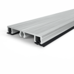 Klemprofiel 60 - Glasrubber 2,5 Midden
