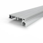 Klemprofiel 60.10 Zijkant - tbv 10mm glas - Afbeelding 3