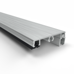 Klemprofiel 60.10 Zijkant - tbv 10mm glas