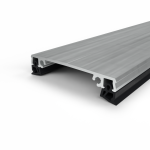 Klemprofiel 80 - Glasrubber 6 Midden