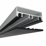 Klemprofielset - Oplegrubber - 60 RAL Midden Sierlijst - Afbeelding 3