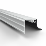 Muurprofiel - Glasrubber 66 RAL