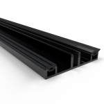 Onderprofiel 60  - Glasrubber 2,5