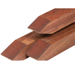Paal 8,5x8,5 cm hardhout geschaafd