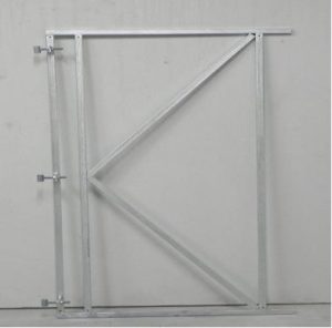 IJzeren poortframe 100x200 cm horizontaal