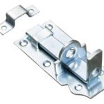 Hangslotschuif vlak 12 cm
