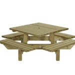 Picknicktafel Vierkant 195x195 cm