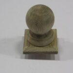 Paalornament bol de luxe, hout