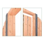 Tuindeurkozijn Red Class Wood + aanslagligger