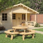 Picknicktafel rond