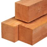 Paal 20x20 cm Red Class Wood