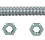 Draadstang M16x250 mm voor betonpoeren