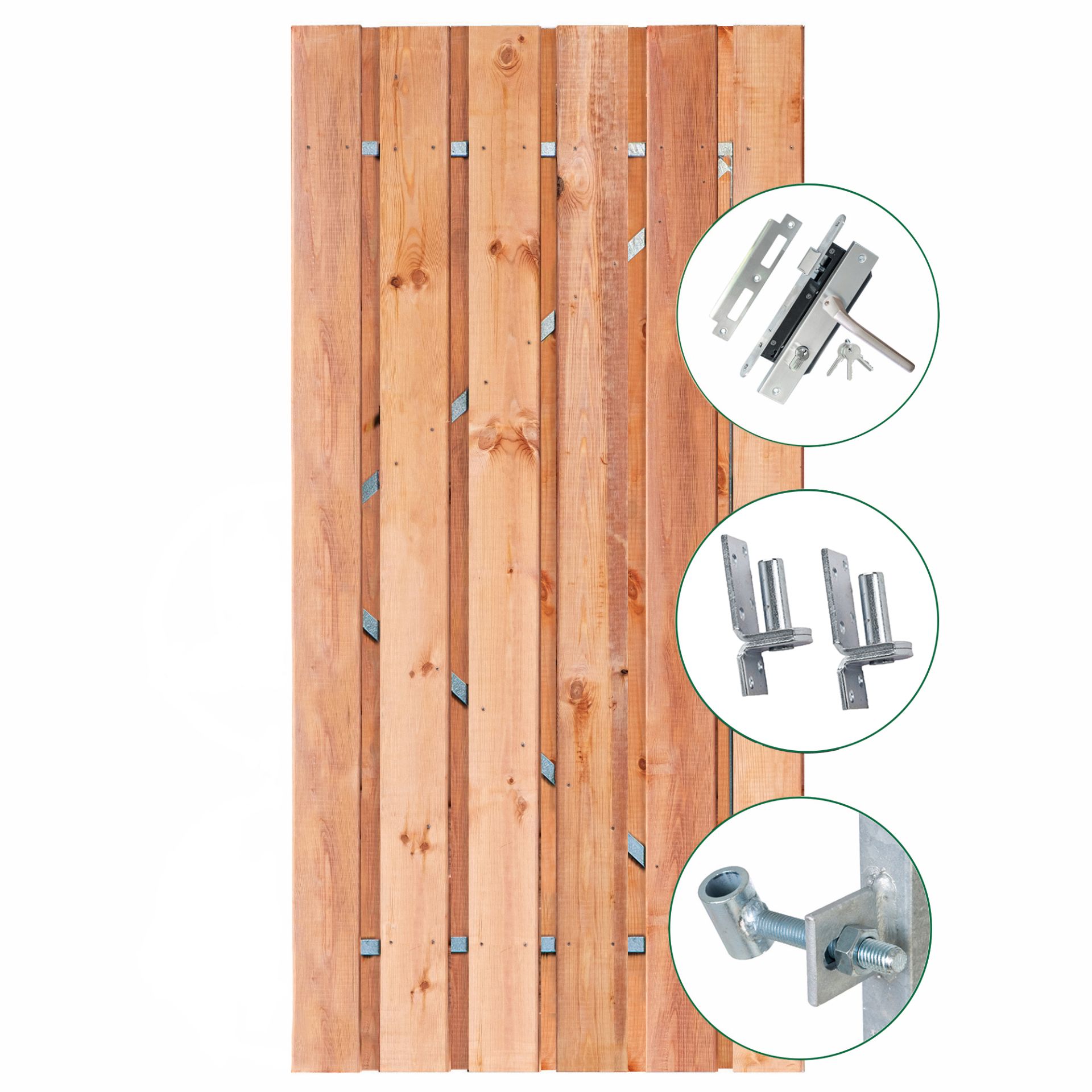 Red Class Wood tuindeur privacy Red Class Wood tuindeur privacy