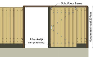 Schuifdeur Red Class Wood 130x195 cm basic - Afbeelding 2