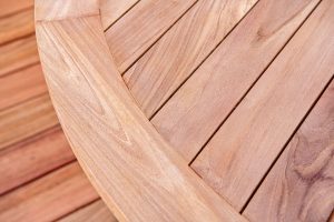 Teak tuintafel rond - Afbeelding 3