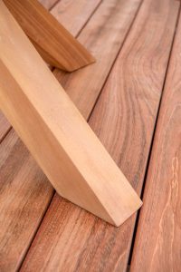 Teak tuintafel rond - Afbeelding 4
