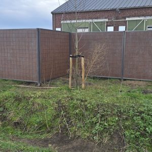 Kokowall LITE cortenstaal geluidsscherm