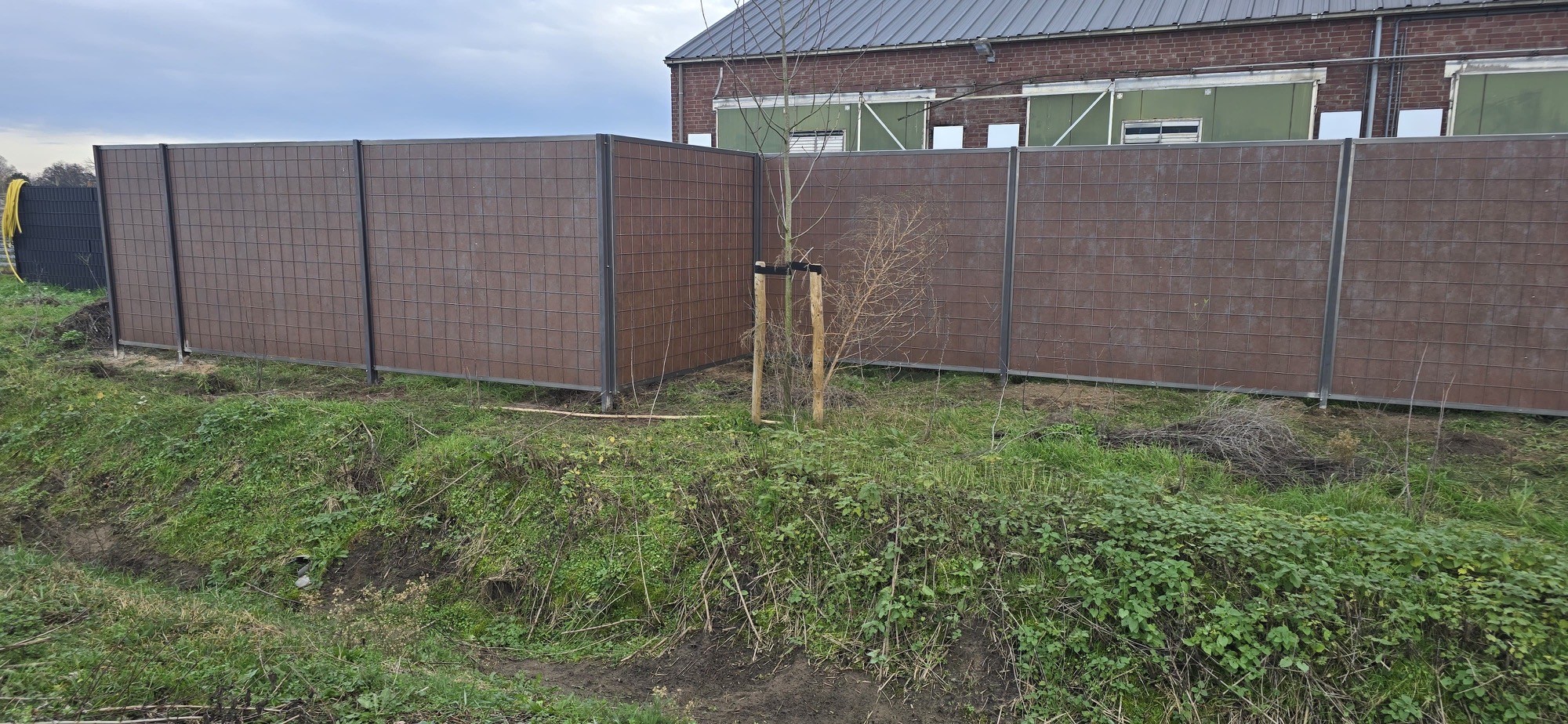 kokowall lite cortenstaal Kokowall LITE cortenstaal geluidsscherm