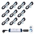 Verlichtingset LED 10x inbouw met afstandsbediening