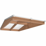 Lichtstraat Douglas zadeldak met glas - Afbeelding 7