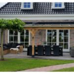 Veranda XL muuraanbouw met glas