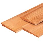 Zweeds rabat 1,1-2,2x19,5 cm Red Class Wood
