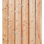 Tuindeur Solide Red Class Wood