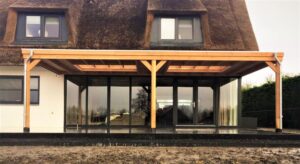 Terrasoverkapping Modern - Muuraanbouw - Afbeelding 2