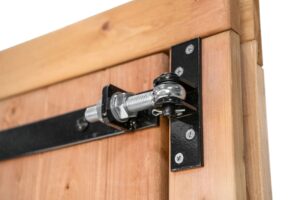 Enkele opgeklampte deur Red Class Wood - Afbeelding 3