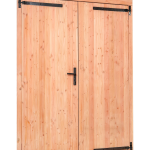 Red Class Wood dubbele dichte deur Dubbele deur B1850 x H2050 mm buitenmaat