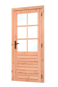 Enkele deur met glas 6-ruits Red Class Wood - Afbeelding 3
