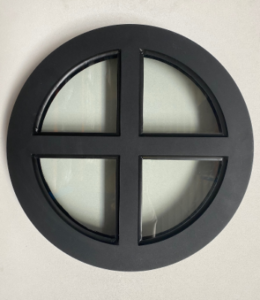 Rond raam vast 400 mm dubbel glas