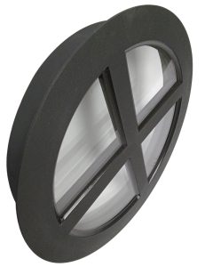 Rond raam vast 400 mm dubbel glas - Afbeelding 2