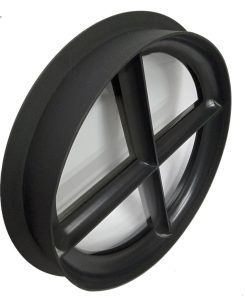 Rond raam vast 400 mm dubbel glas - Afbeelding 4