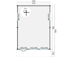 BALLYRAGGET 595x800+130 cm - Afbeelding 2