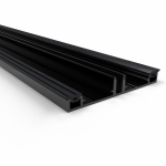Onderprofiel 80  - Glasrubber 2,5