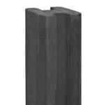 Tussen-Betonpaal 272 cm antraciet met kabeldoorvoer