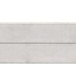 Motiefplaat blokhutprofiel wit/grijs (smal)