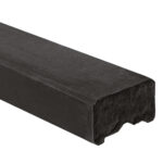 Afdekkap vlak 180 cm antraciet gecoat