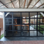 Aluminium glaswand 3710 x 2240 mm