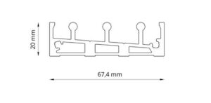 Glazen schuifwand 2460 x 2240 mm - Afbeelding 4