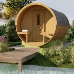Saunabarrel Thermowood Ø205x350/400 cm