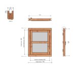Steellook Vleugelraam RD enkel 776x946 mm - Afbeelding 4