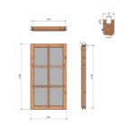 Steellook Vastraam 592x1118 mm - Afbeelding 4