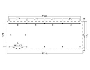 Plat dak Odense XXL Type 10 - Afbeelding 2