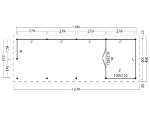 Plat dak Odense XXL Type 11 - Afbeelding 2