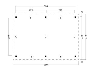 Plat dak Odense XL basis - Afbeelding 2