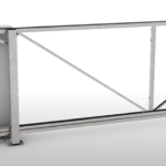 Schuifpoort voor oprit 400x130 cm